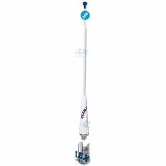 GLORA106GRPPB6135 - VHF-ANTENNE - 900 MM - GLASVEZEL + RA1-BASIS 1