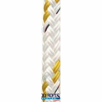 POL2204733106 - POLY-GEVLOCHTEN-16 6MM. GEEL (185 M) 1