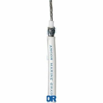 AM151525 - RG 8X COAXIALE KABEL Wit 75 m 1