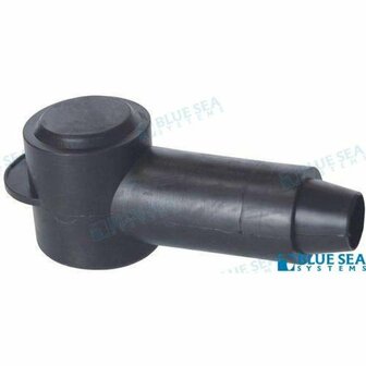 BS4013 - TERMINAL MET BESCHERMER 2-2/0 ZWART 1