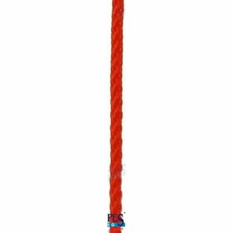 POL2203040530 - 3 MM ORANJE POLYESTER TOUW 25 M 1