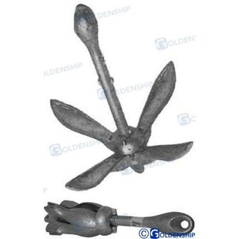 GS61027 - 10 KG OPVOUWBARE ANKER. 1