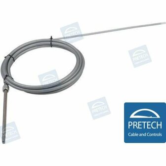 PRE550008 - RVS STUURKABEL 8 FEET = 2,44 M. 1