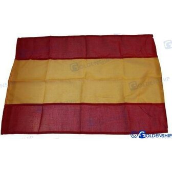 GS73322 - SPAANSE VLAG 40X60 Z/KROON 1