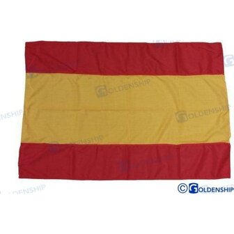 GS73323 - SPAANSE VLAG 70X100 Z/KROON 1