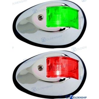 GS10361 - PAAR ROESTVRIJSTALEN LED-NAVIGATIELICHTEN 1