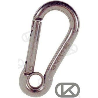 GS71329B - GESLOTEN KARABIJNHAAK 8MM. KL (10 stuks) 1