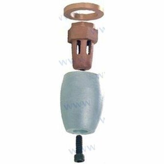 CMPNEZF14Z - BRAVO II ZINK-AS ANODE KIT 1