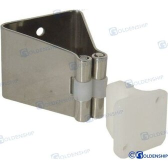 GS72384 - DEURSTOPPER VAN ROESTVRIJ STAAL/NYLON 33X18 1