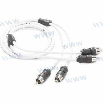 JLM-XMD-WHTAIC2-3 - JLAudio 2-KANAALS INTERCONNECTKABEL 0.9 1