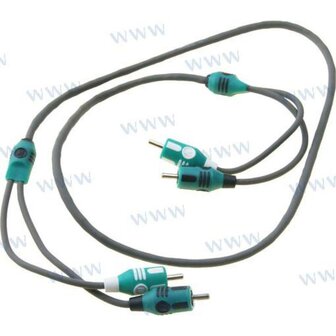 KA47KMI1 - Marine serie 2-kanaals RCA-interconnect, 1 1