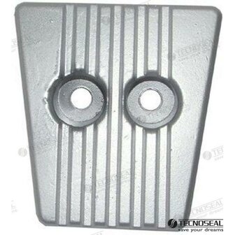 TEN00737 - VOLVO ZINK PLAAT ANODE SX-A APS-A 1,15KG 1