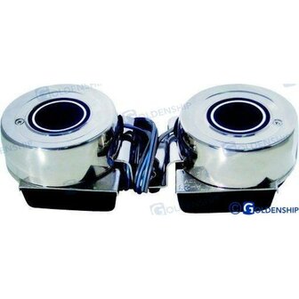 GS12002 - 12V DUBBELE MINI-CLAXON. 4A (114 dB 1