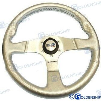 GS41133 - ALBATROS STUURWIEL 350 MM. ZILVER 1
