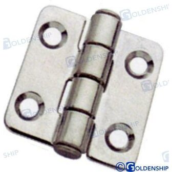 GS72110 - RVS SCHARNIER 40X37X2 (2 1