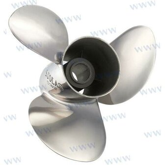 SOL3432-130-19 - MULTI-D ROESTVRIJSTALEN PROPELLER.NIEUWE SATURN 13X19 LINKS Yamaha 1