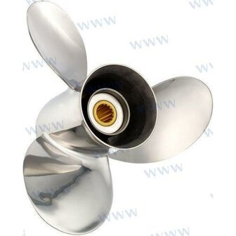 SOL4552-148-20 - PROPELLER &quot;HR TITAN 3&quot; RVS 14.8X20 I Suzuki 1