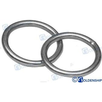 GS71138 - Gelaste roestvrijstalen ring 4x25 (pak van 2) 1