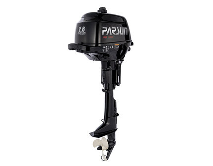 F2.6BML - Parsun 2.6 PK 4-Takt - 20 inch Langstaart Buitenboordmotor - Handmatige start - Handbediening (stuurknuppel)