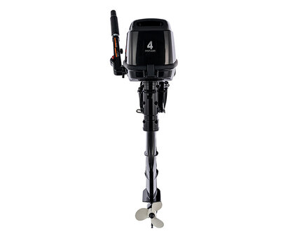 F4BML - Parsun 4 PK 4-Takt TCI - 20 inch Langstaart Buitenboordmotor - Handmatige start - Handbediening (stuurknuppel)