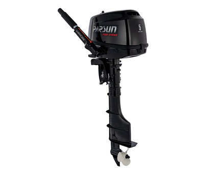 F5ABML - Parsun 5 PK 4-Takt CDI - 20 inch Langstaart Buitenboordmotor - Handmatige start - Handbediening (stuurknuppel)