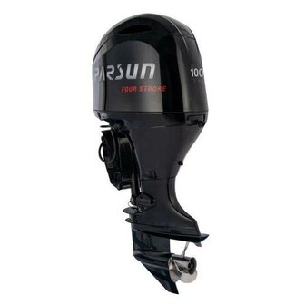 F100FEL-T-EFI - Parsun 100 PK 4-Takt  - 20 inch Langstaart Buitenboordmotor Zwart - Electrische start 20 inch - Afstandsbedieni