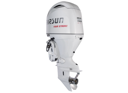 FL100FEX-T-EFI-W - Parsun 100 PK 4-Takt - 25 inch Langstaart Buitenboordmotor Wit - Electrische start - Linksdraaiend - Afstand