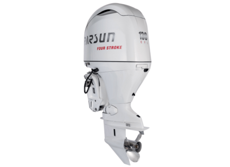 F130FEX-T-EFI-W - Parsun 130 PK 4-Takt - 25 inch Langstaart Buitenboordmotor Wit - Electrische start - Afstandsbediening