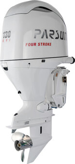 FL130FEX-T-EFI-W - Parsun 130 PK 4-Takt - 25 inch Langstaart Buitenboordmotor Wit - Electrische start - Linksdraaiend - Afstand