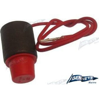 BEVP1135R - ROOD MAGNEETVENTIEL 12V 1