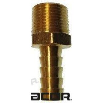 BRA125-3/8X3/8 - SLANGFITTING 3/8X3/8 1