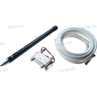 GLORA304TVBK - ALYA+FM+DAB TV-ANTENNE 250mm ZWART 1