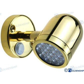 GS10219 - Gepolijste messing wandlamp 1