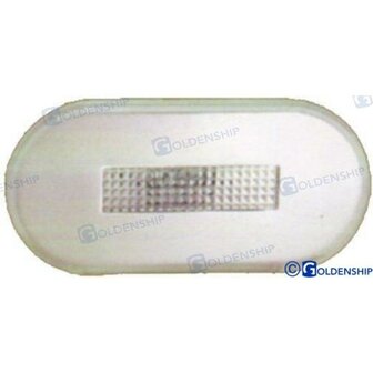 GS10403 - WITTE LED OVALE BINNEN-/BUITENLAMP 1