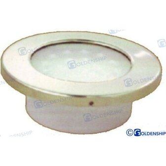 GS10411 - RONDE RVS BINNEN-/BUITENLAMP 3&quot; LE 1