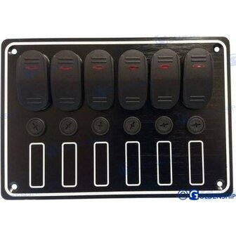 GS11195 - 6 INTEGRALEN PANEEL DRAAIARM 1