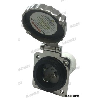 GS11375 - RVS VOET 50A 125V 3C 1