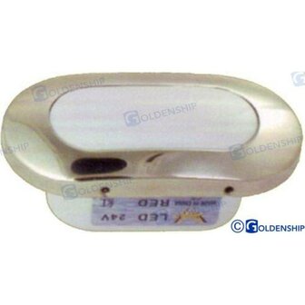 GS11409 - INT/EXT OVALE ZILVERWITTE LED-LAMP 1