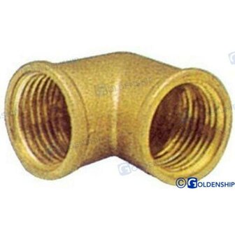 GS30166 - MESSING ELLEBOOG F/F 2&quot; 1