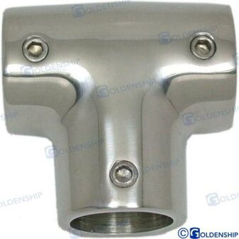 GS72334 - &quot;T&quot;-AANSLUITING INOX. UNIVERSITEIT 90 1&quot; 25MM 1
