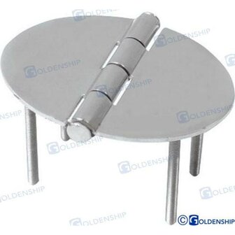 GS72161 - RVS SCHARNIER 4 BOUTEN 51X35 1