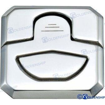 GS72426 - VIERKANTE RVS HANDGREEP 51X51MM 1