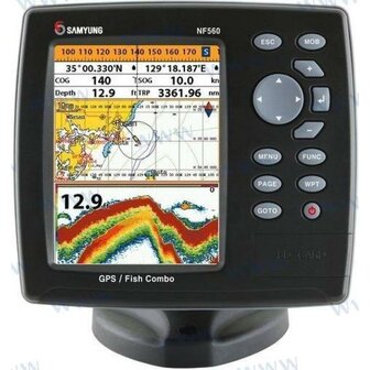 SAMNF560- Samyung NF560 Fishfinder / Kaartplotter - 5,6 inch kleurenscherm 1