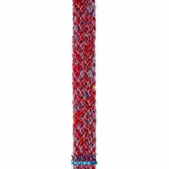 POL2082812608 - POLY-BRAID-32 8 MM GRIJS/ROOD (150M 1