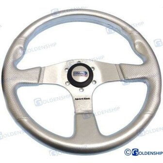 GS41138 - ATLANTIC STUURWIEL 350 MM. ZILVER 1