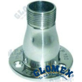 GLOPRM180 - RVS ONDERSTEUNING 1&quot;BSP MANNELIJK X 11 TPI 1