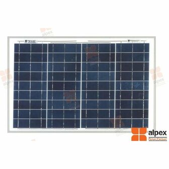 BRAND10104 - ALPEX POLYCRYSTALLINE 40W ZONNEPANEEL 1