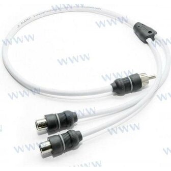 JLM-SMD-WHTAICY-1M2F - Y-kabeladapter 1 mannetje naar 2 vrouwtjes 1