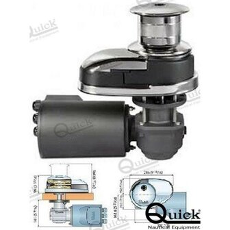 QUDP31012D - VERTICALE ANKERLIJST 1000W 12V 8MM C/C 1