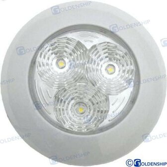 GS10438 - BINNENPLAFOND LED 3W 12V-28V WIT 1